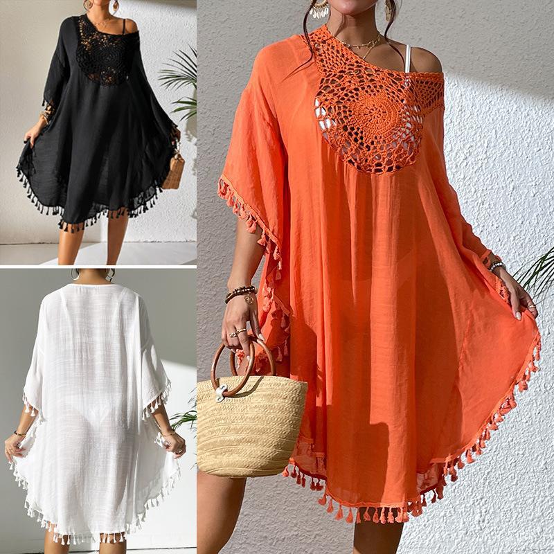 Chic Crochet Beach Cover-Up