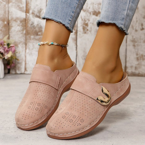 Elara Woven Comfort Flats