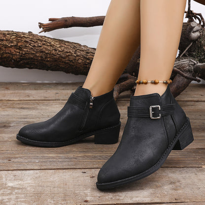 Verona Pointed Ankle Boots