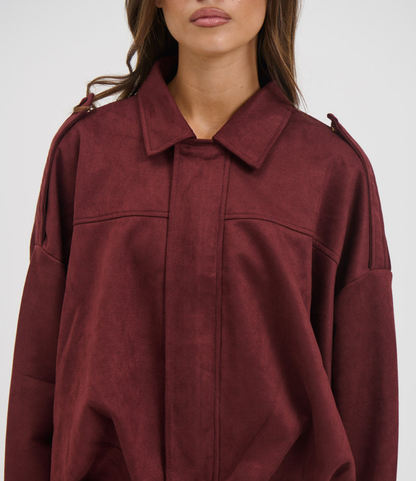 Crux Women's Suede Bomber