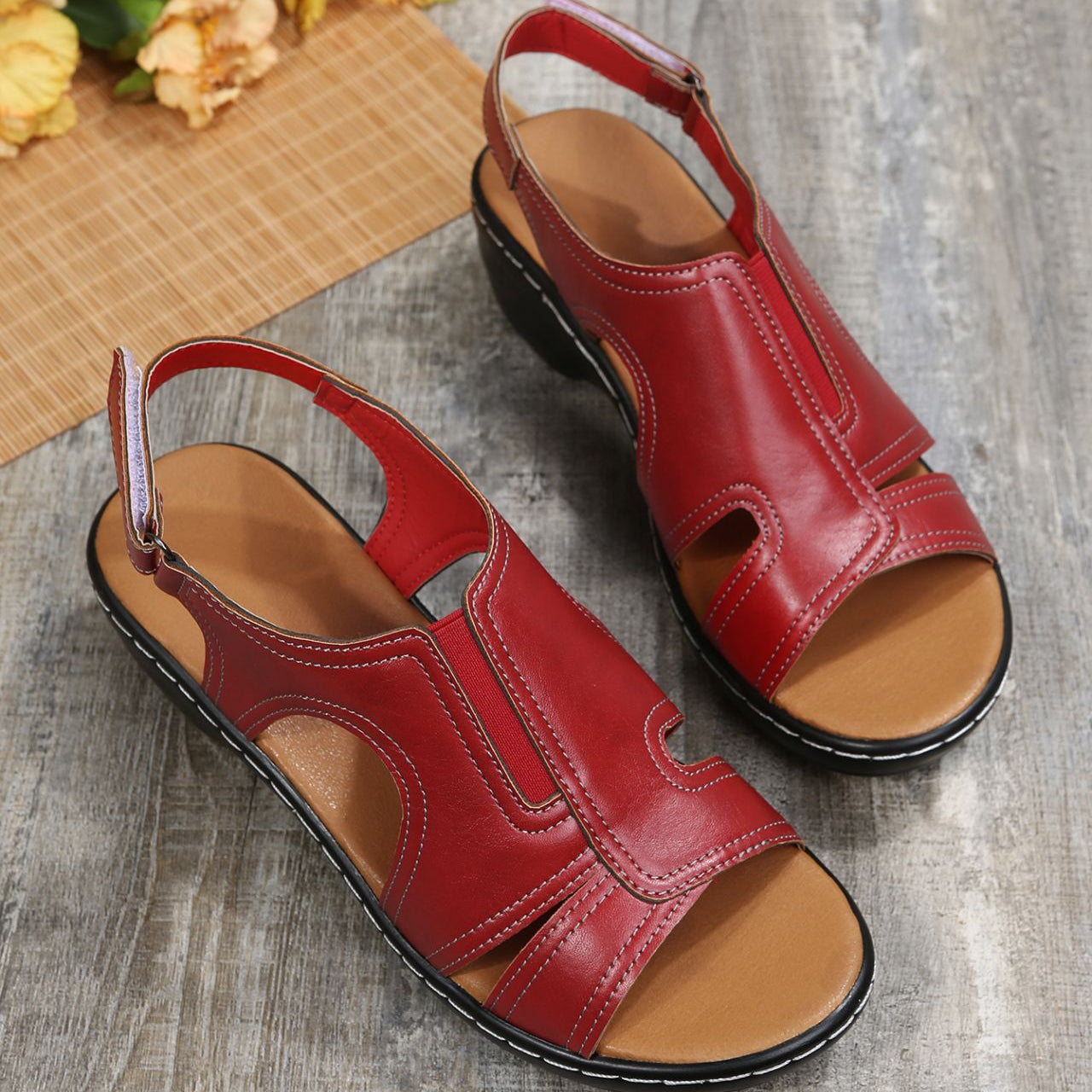 Elara Comfort Heel Sandals