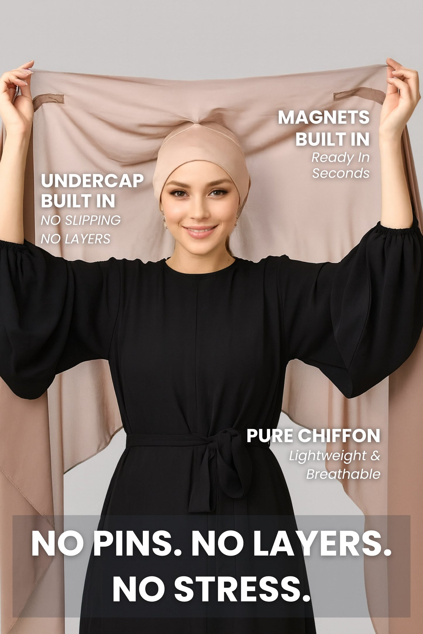 THE VIRAL CHIFFON MAGIC HIJABI GIRLS SWEAR BY | Elvorae® Instant Hijab
