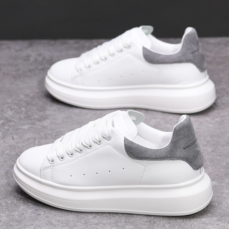 AeroLuxe Leather Trainers