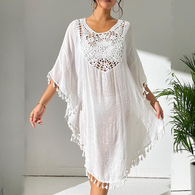Chic Crochet Beach Cover-Up