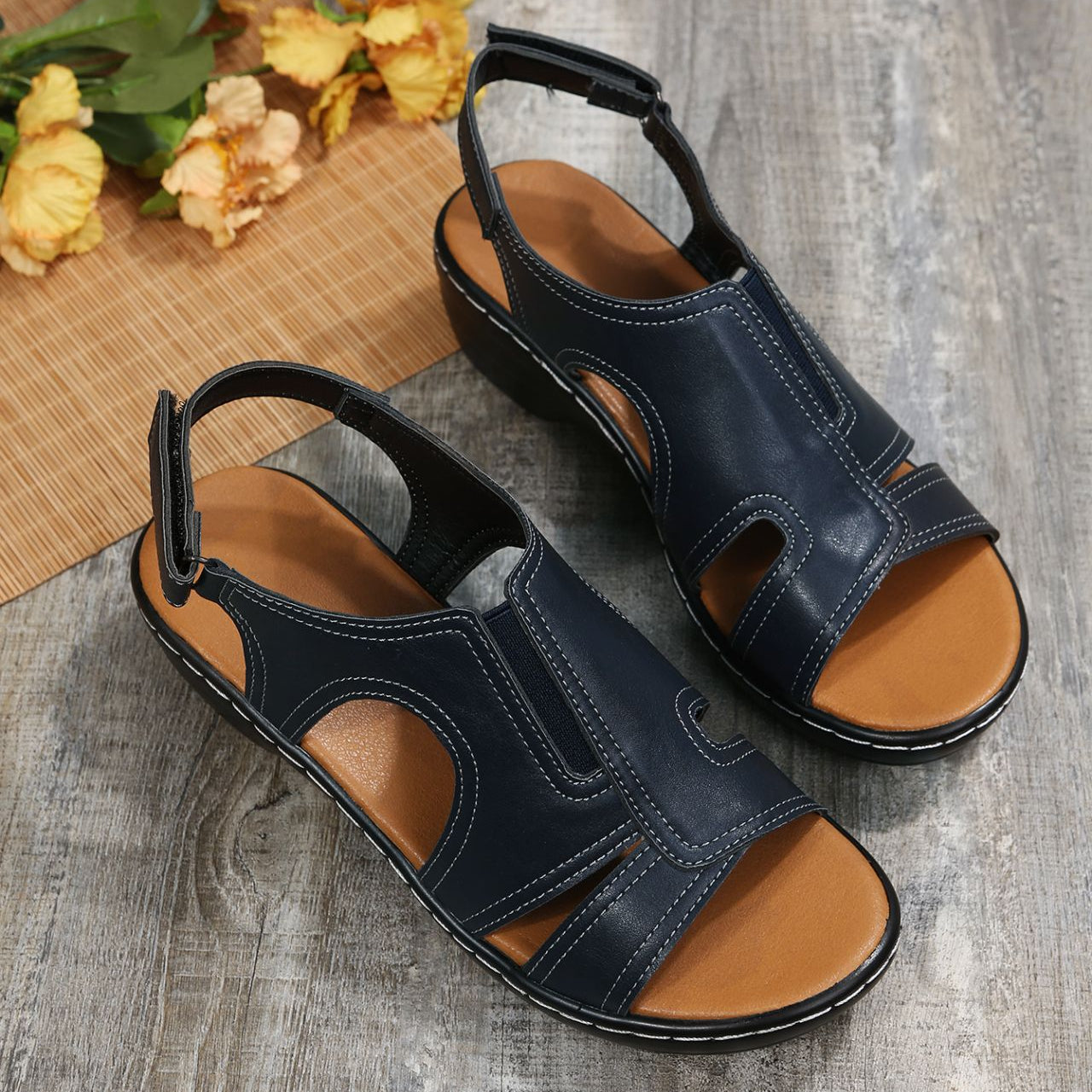 Elara Comfort Heel Sandals