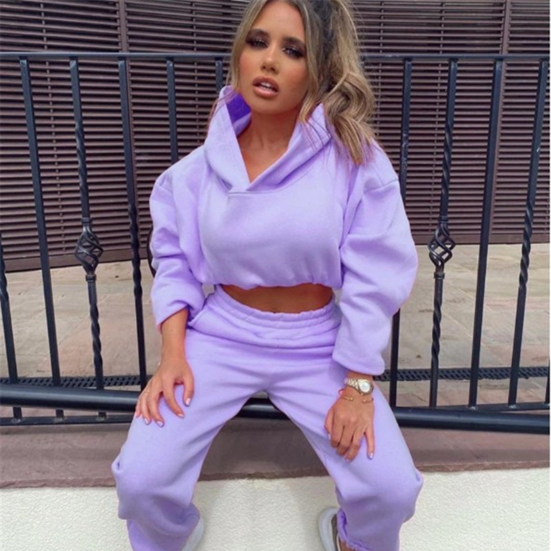 Chic Hooded Lounge Set