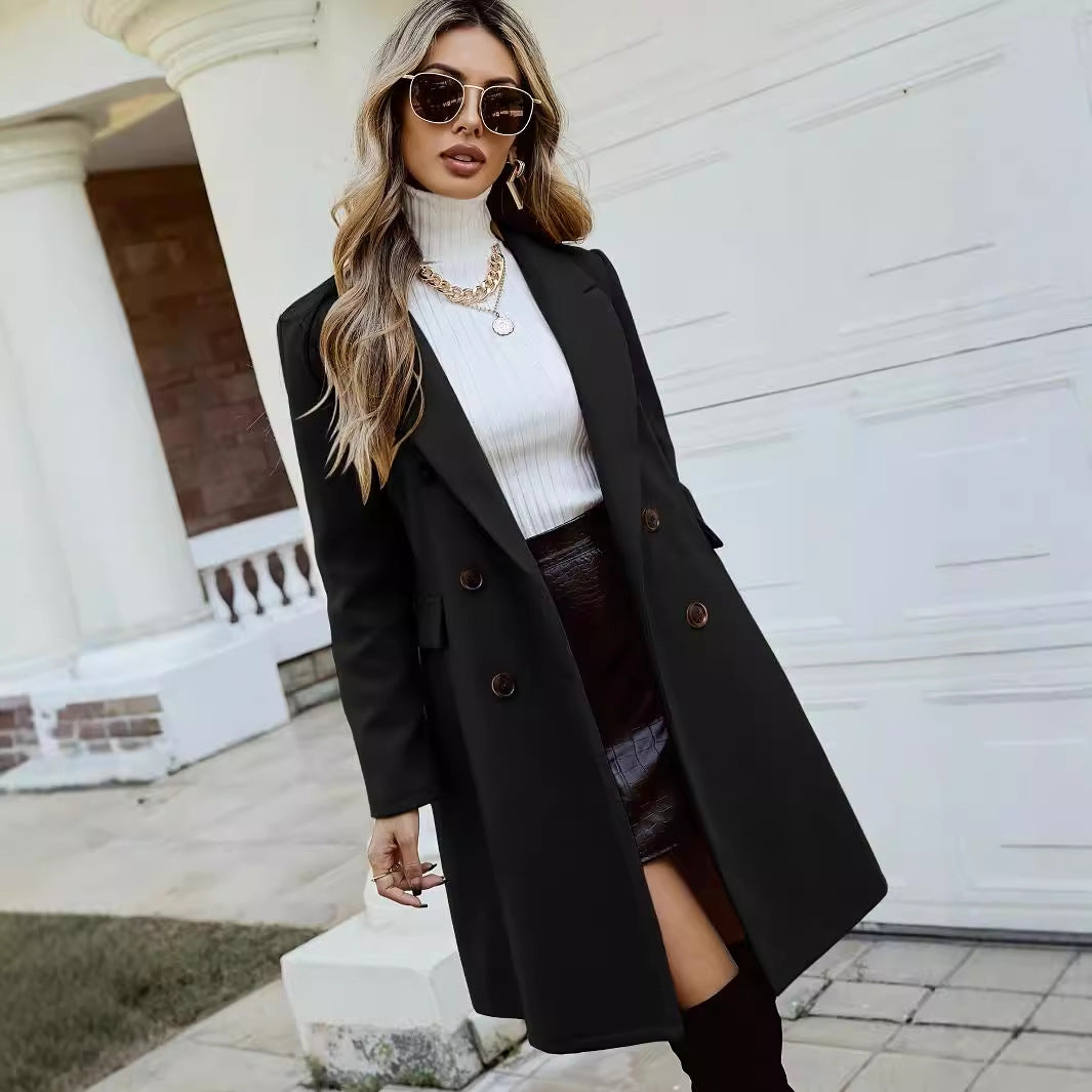 ClassicLuxe Wool Blend Coat