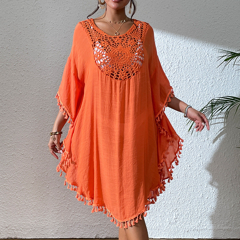 Chic Crochet Beach Cover-Up