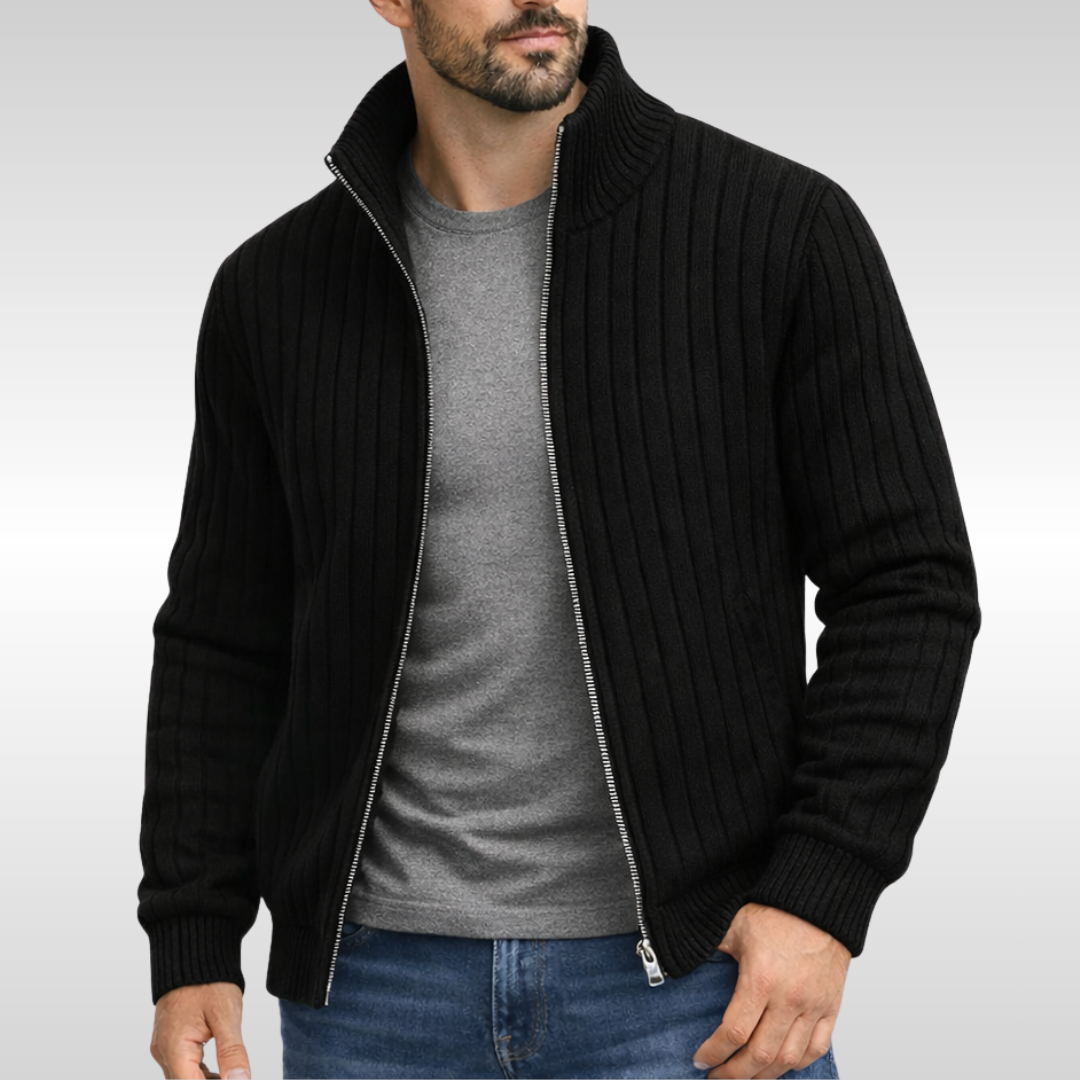 The Rowe Zip Cardigan