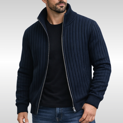 The Rowe Zip Cardigan