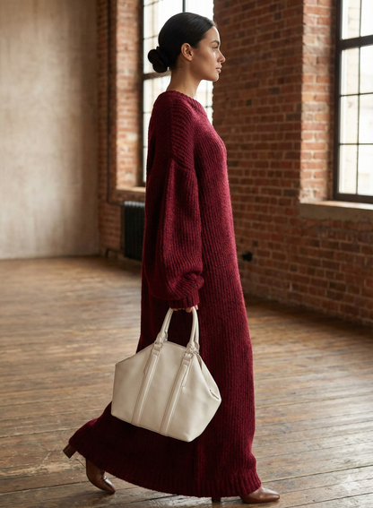 Refined Maxi Knit Dress