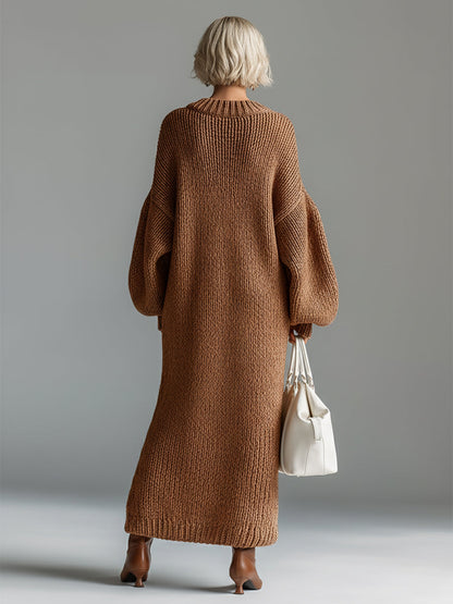 Refined Maxi Knit Dress
