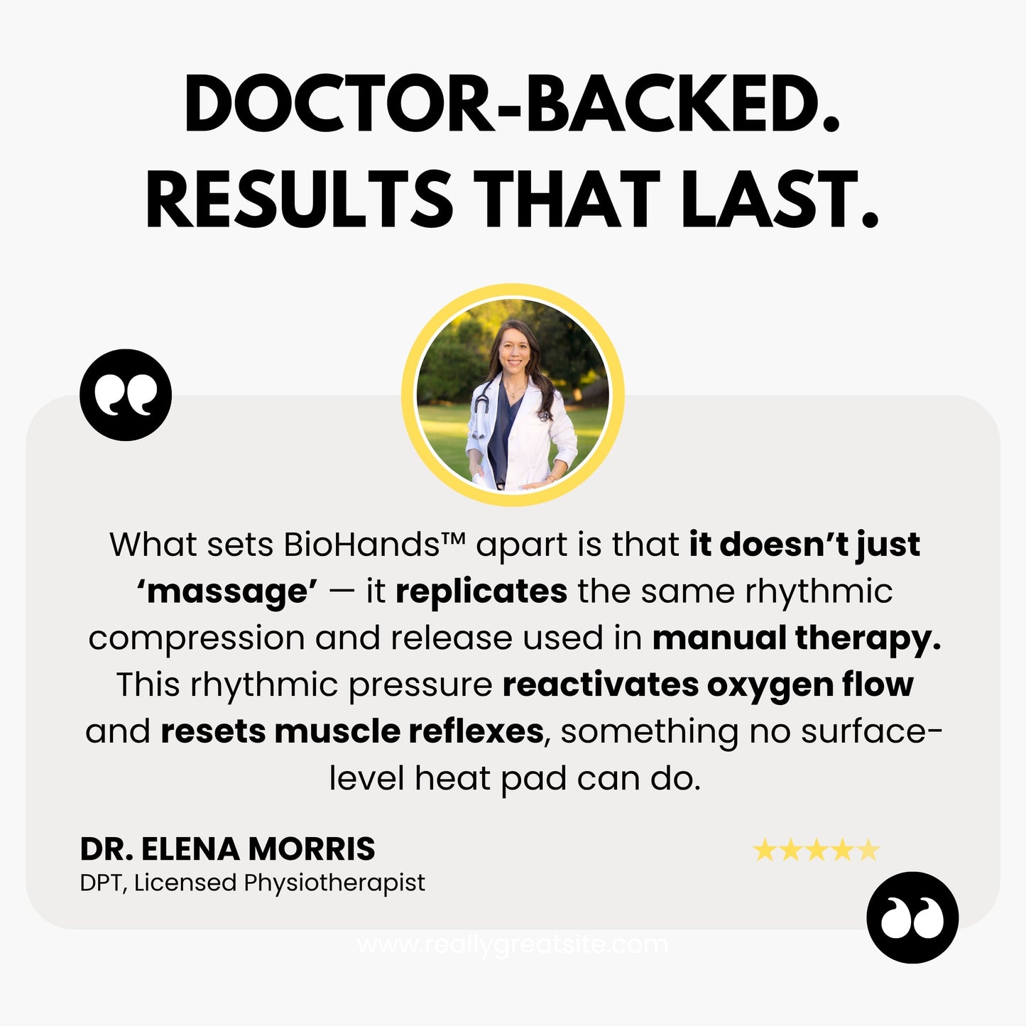 From Concrete Stiffness to Full Body Relief — in Minutes | Elvorae BioHands™