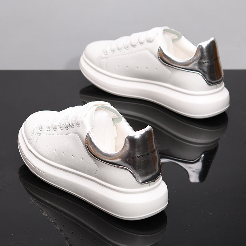 AeroLuxe Leather Trainers