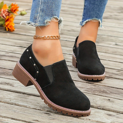 LunaStep™ Comfort Block Heel Ankle Boots