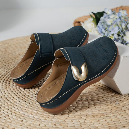 Elara Woven Comfort Flats