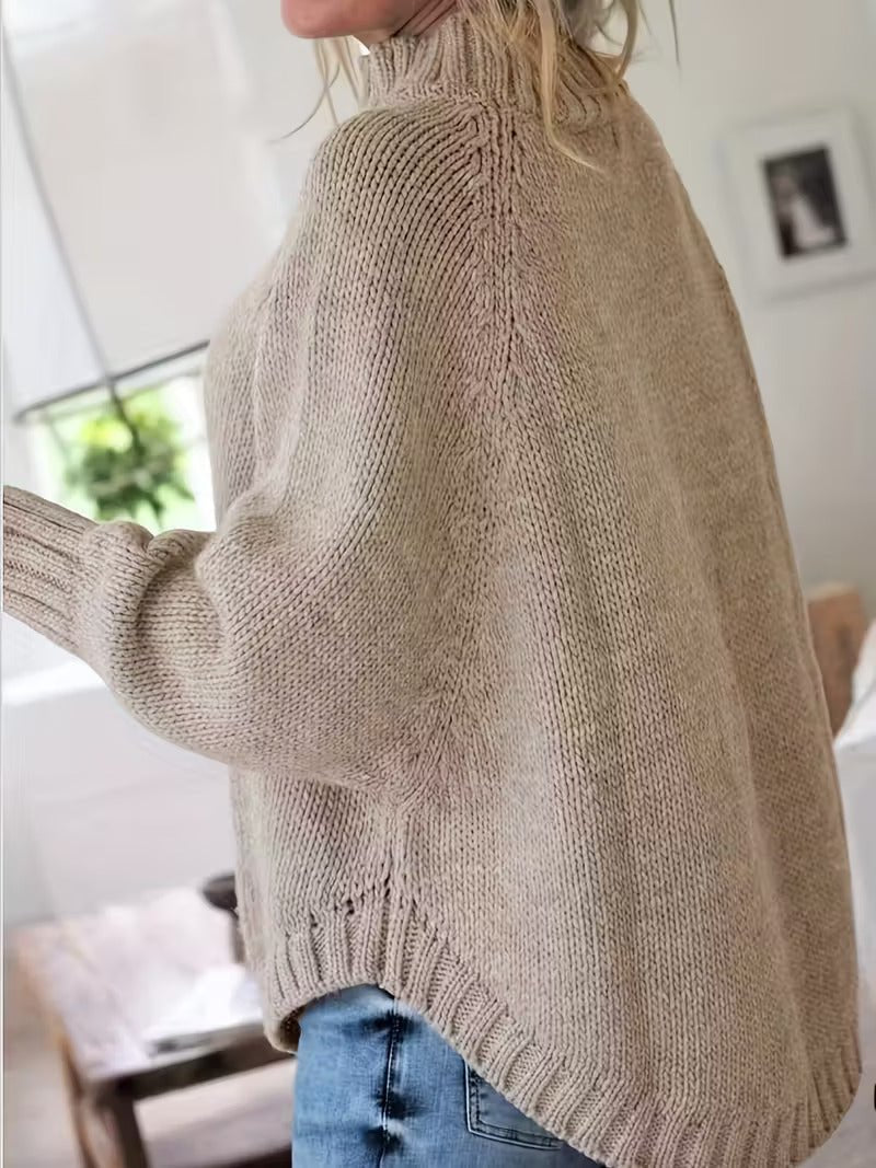 Cozy Oversized Cable Knit Sweater