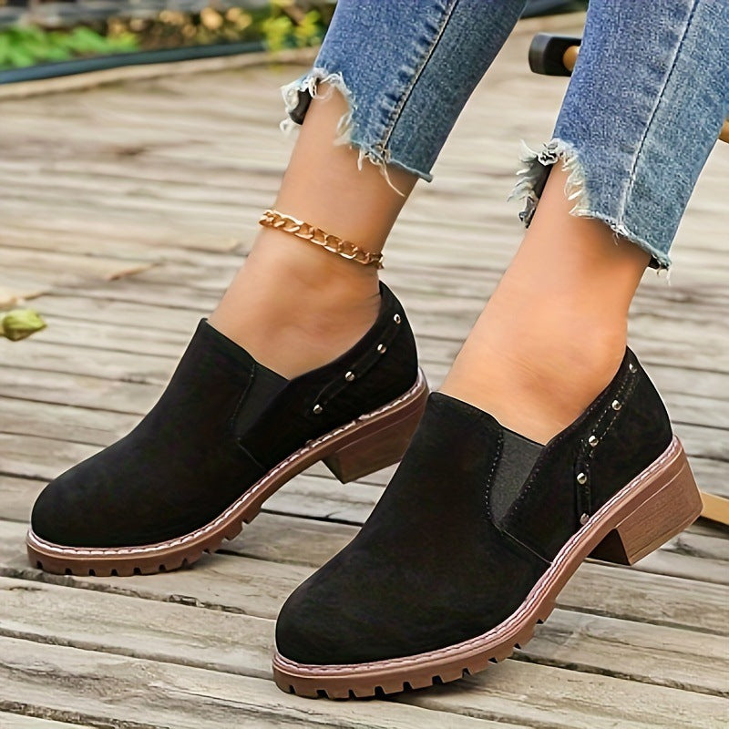 LunaStep™ Comfort Block Heel Ankle Boots