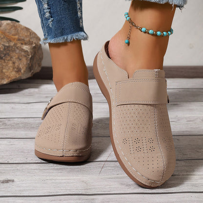 Elara Woven Comfort Flats