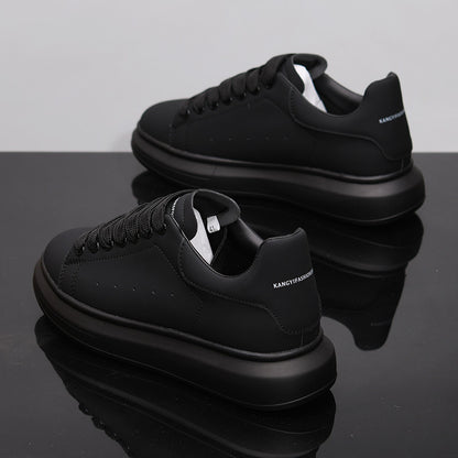 AeroLuxe Leather Trainers