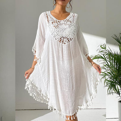 Chic Crochet Beach Cover-Up