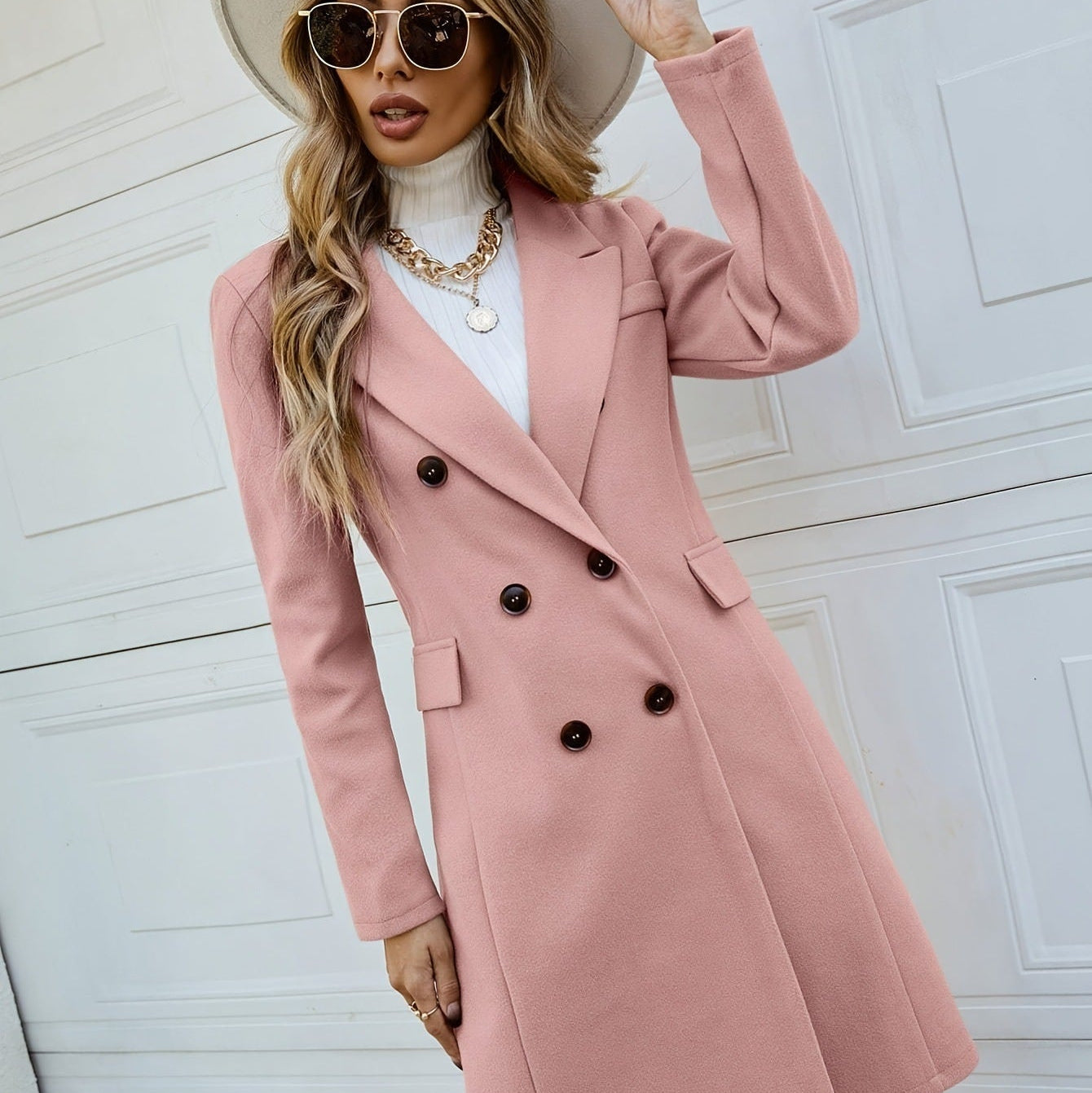 ClassicLuxe Wool Blend Coat