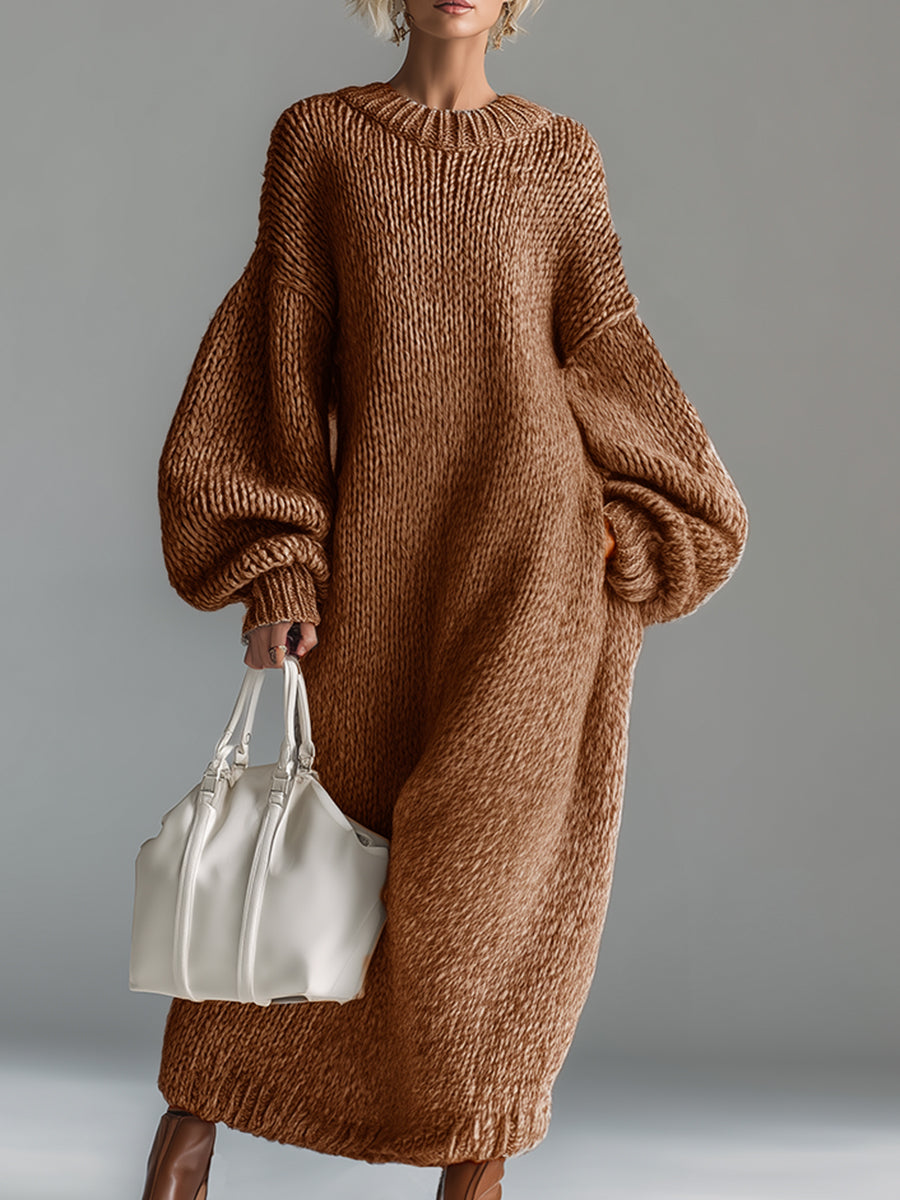 Refined Maxi Knit Dress