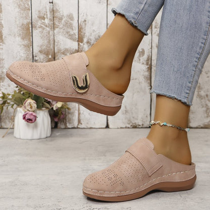 Elara Woven Comfort Flats